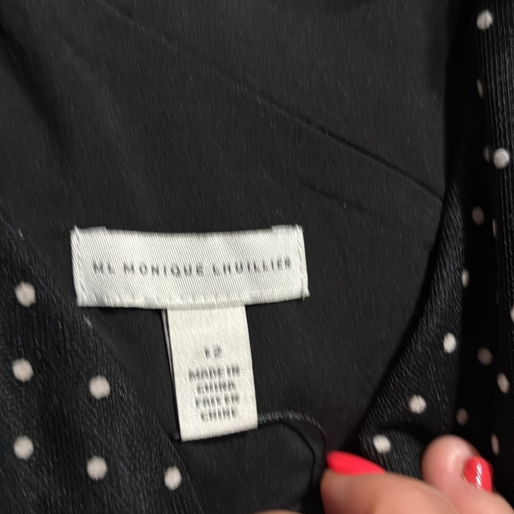 ML Monique Lhuillier Peyton Polka Dot tulle dressNWT - Picture 8 of 13